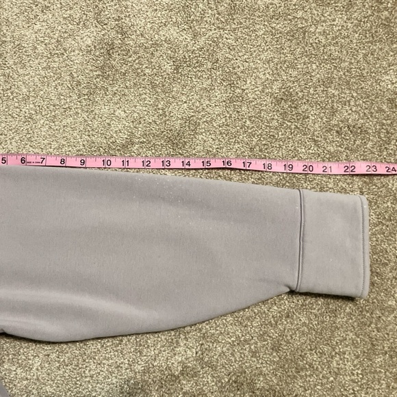 Athleta Retroplush Shirt Jacket Purple Plush Cotton Blend Button Up Size L - Picture 11 of 11